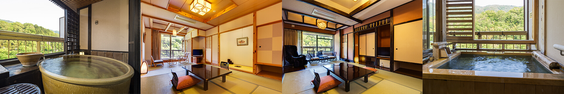 Guest Room with an Open-Air Bath