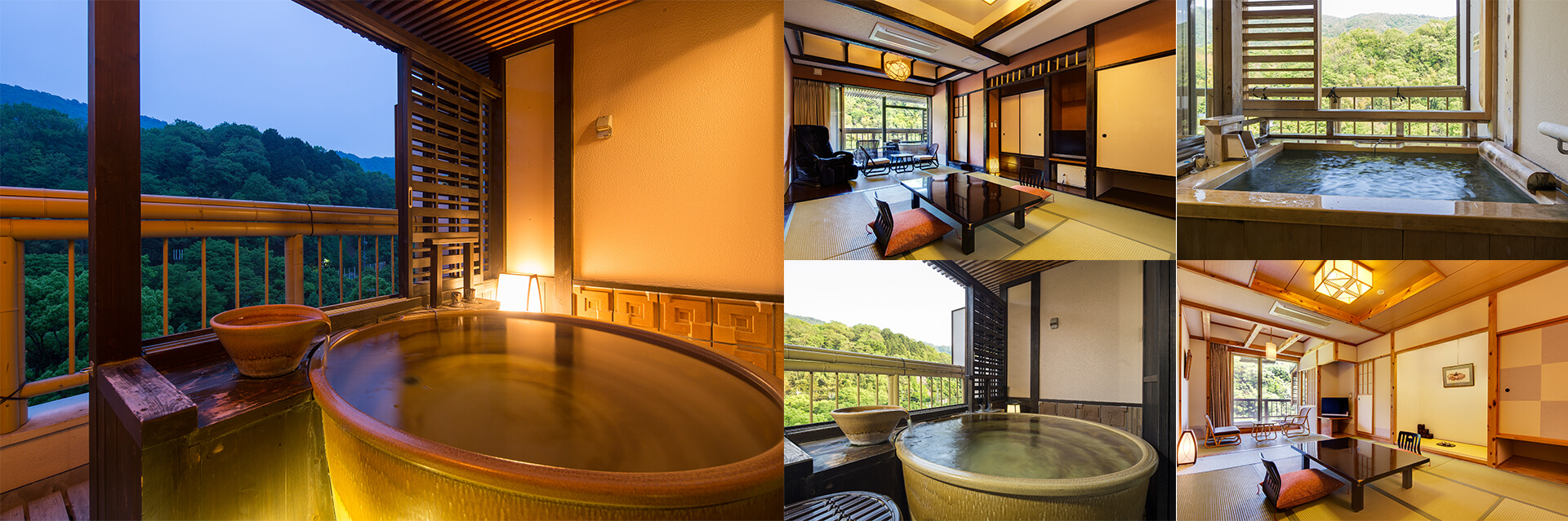 ห้องพักพร้อมอ่างอาบน้ำกลางแจ้ง