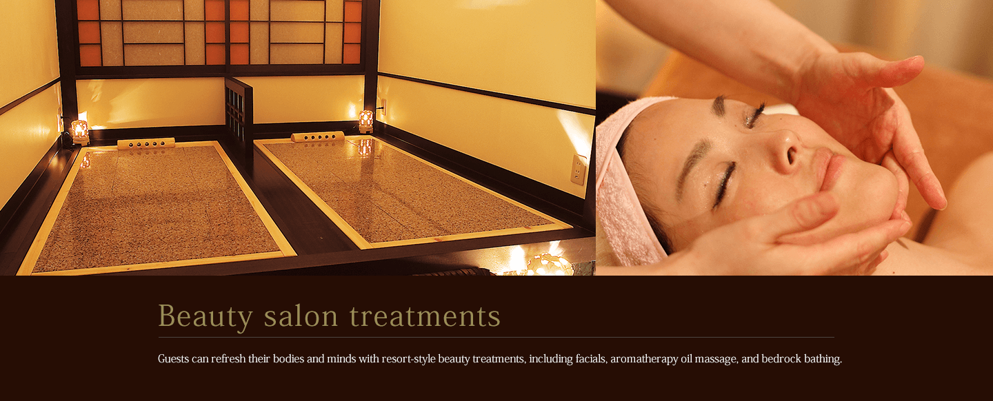 美容：除了面部美容，还有香薰精油身体护理、岩盘浴等服务，让您享受身心都放松的度假美容服务。